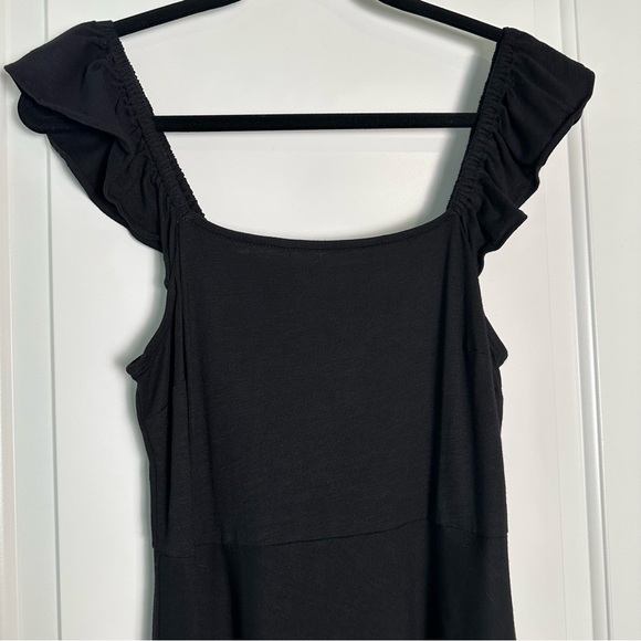 Boden Frill Detail Jersey Midi Dress size 6 pockets - Picture 3 of 7